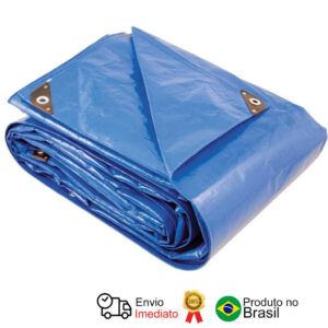 Lona Reforçada De Polietileno Azul 3 M X 3 M Vonder Plus
