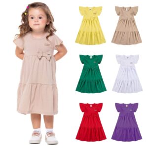 Vestidos Bebê Menina Algodão 100% - Três Marias