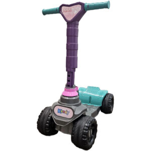Patinete Aranha Menina Spider Girl Infantil Menina Tiffany 4 Rodas e 4 Alturas Ajustáveis QUEEN SHOP