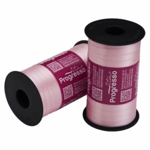 1~4 Fita de Cetim Rosa Bebê 100 Metros 7Mm - Cód-310
