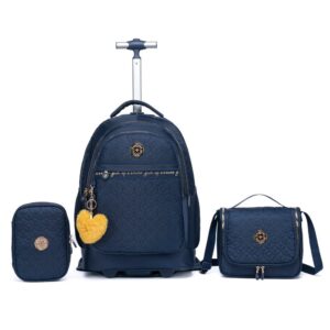 Kit Mochila Rodinha, Estojo e Lancheira Primícia