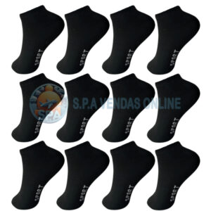 Meias Soquete Algodão Unissex 36-46