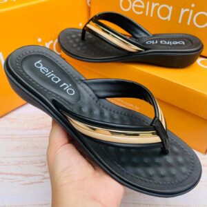 Chinelo Beira Rio Tira Brilho Feminino