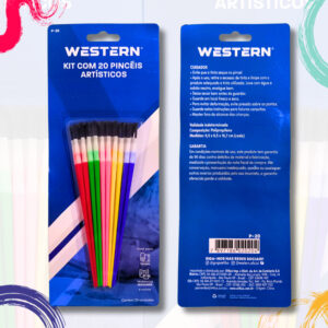 Kit 100 Pincel Pintura Artístico Artesanato Desenho Para Tinta Guache Oferta Escolar Oficina de Arte