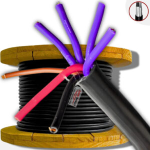 Cabo Rack Móvel 7 Vias Rca Som Automotivo Fio 15 Metros
