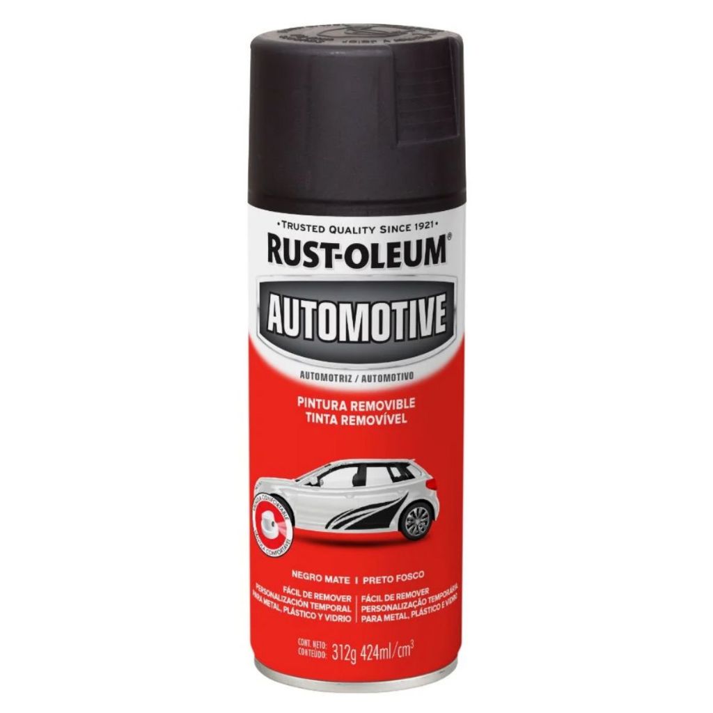Tinta Spray Peel Coat Preto Fosco 1 Tinta Spray Peel Coat Preto Fosco Rust Oleum