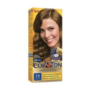 Tintura Cor&Ton Niely Mini Kit 7.0 Louro Médio