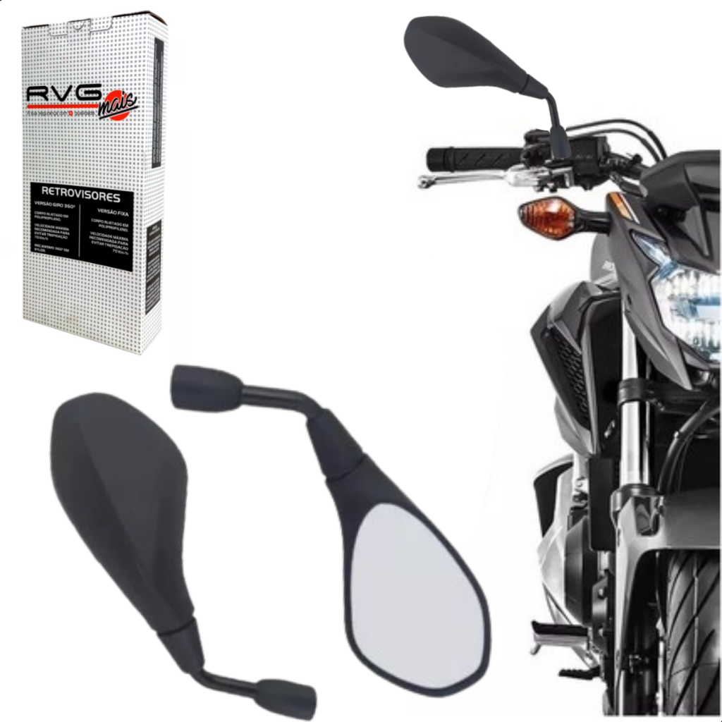 Retrovisor Moto BMW F800 GS - Haste Curta 1 Retrovisor Moto BMW F800 GS - Haste Curta