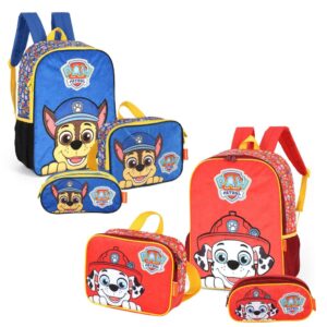 Mochila Escolar Patrulha Canina + Lancheira Térmica