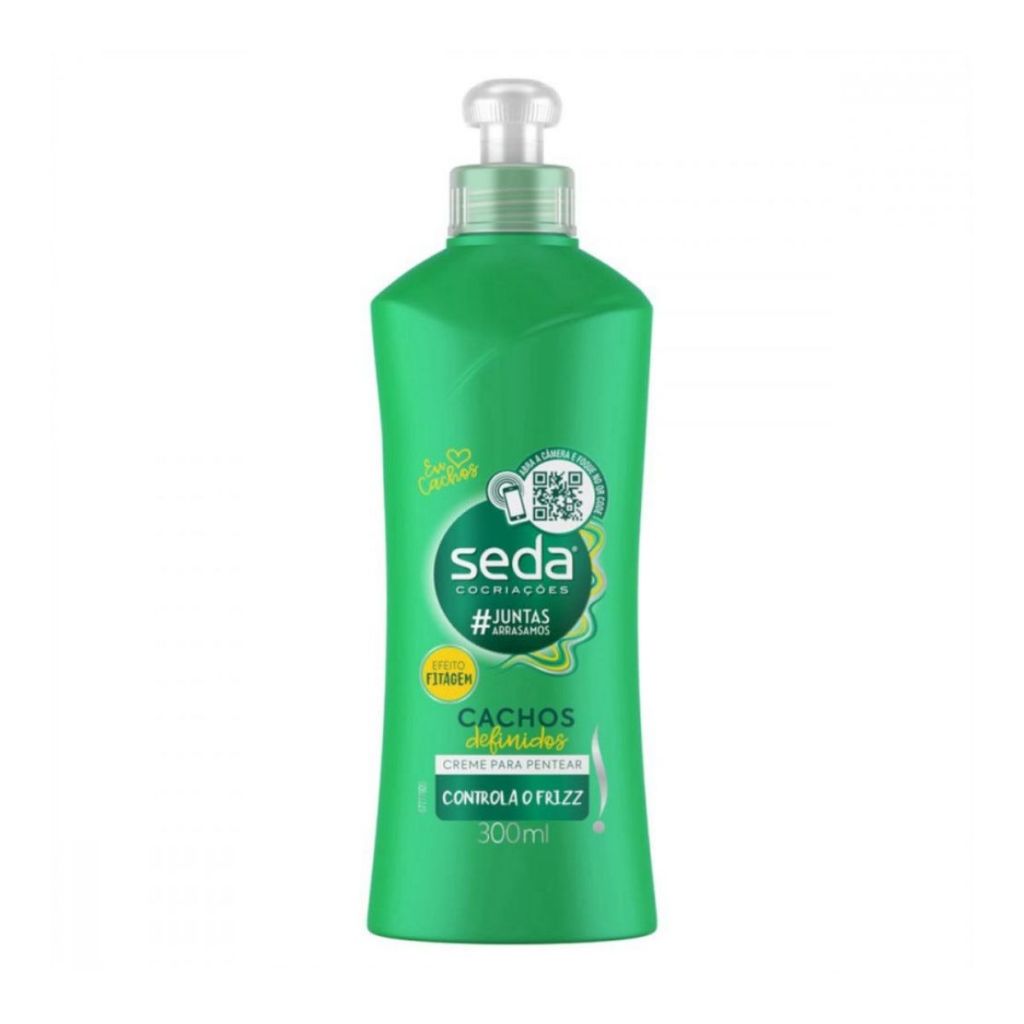 Creme Cachos Definidos Seda 300ml 1 Creme para Pentear Seda Cachos Definidos 300ml
