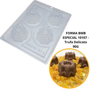 1~4 Formas Bwb Silicone Trufa Delicato 90G Cod-10107 (Bwb Especial) (CHOCO)