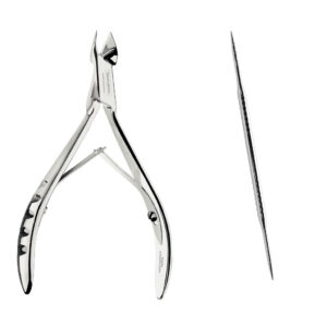 Kit Manicure Alicate Cutícula e Palito Unha Aço Inox Tramontina