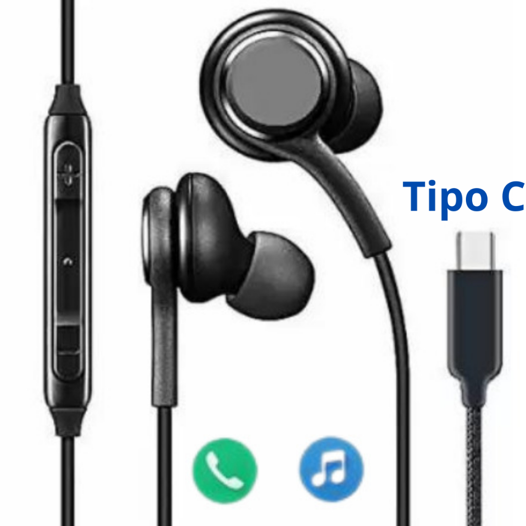 Fone de Ouvido Tipo C Est?reo Original 1 Fone de Ouvido Tipo C Estéreo Original