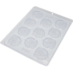 Forma Simples (H8) 9424 - Escudo Pai em Acetato BWB Para Bombom e Doces, Dia Dos Pais