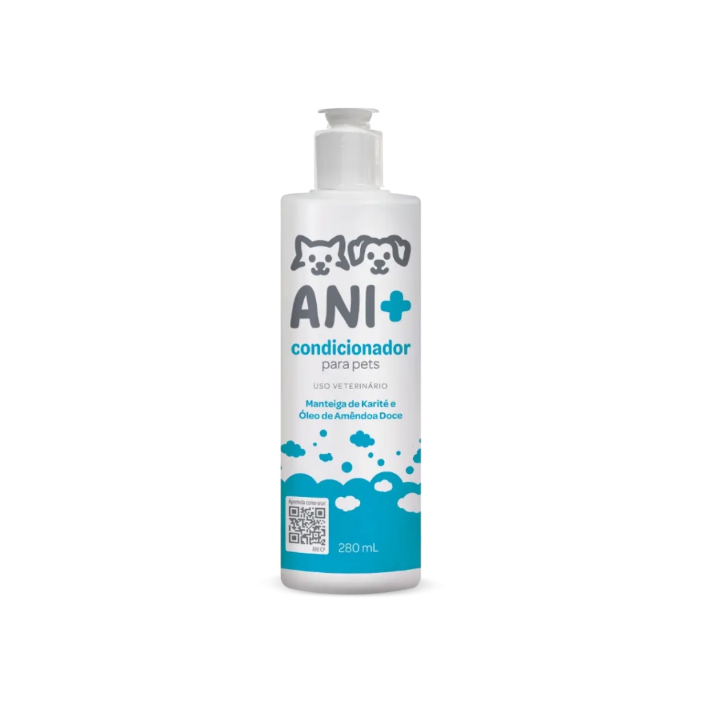 Condicionador Pet Ani+ 280ml - Hidrata e Brilha 1 Condicionador Para Pets Ani+ - 280ml