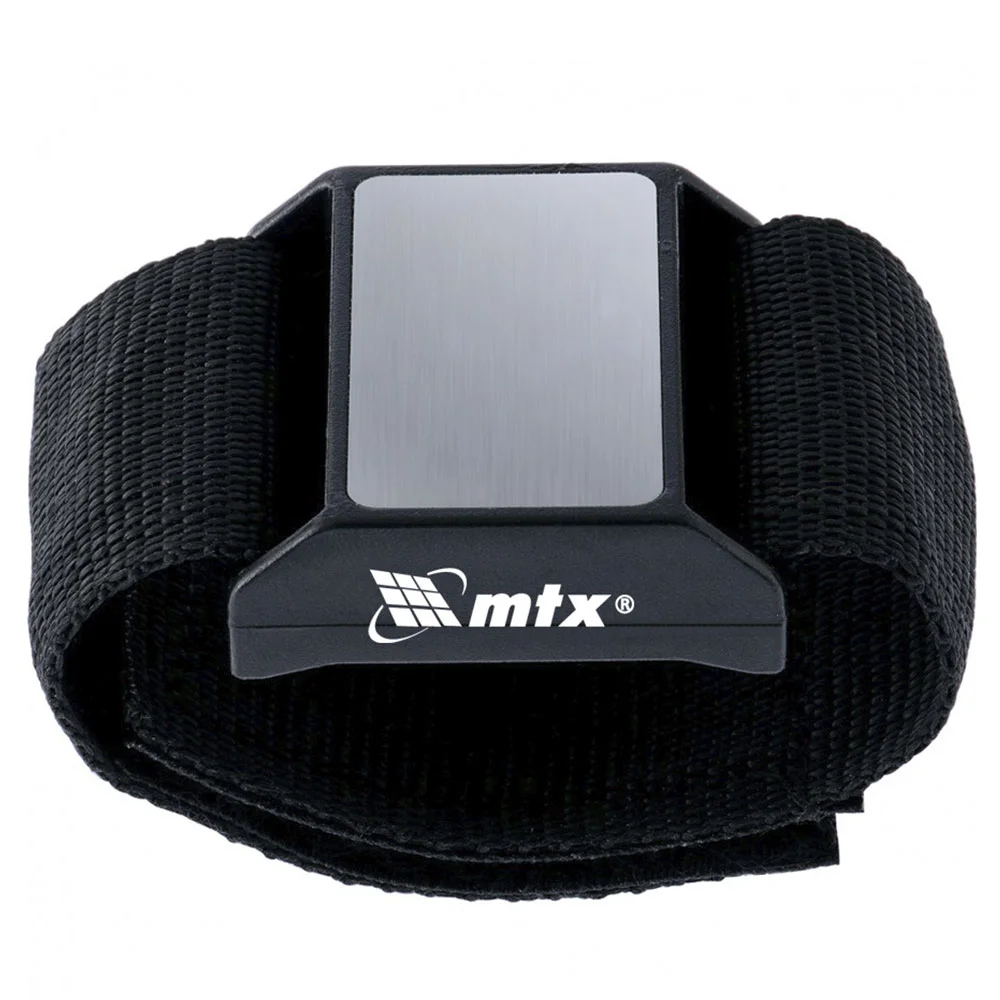 Pulseira Magn?tica para Pregos e Parafusos - MTX 115649 1 Pulseira Magnética Imã Metais Parafuso Prego Alfinete Agulh Praticidade Prático Montador Carpinteiro