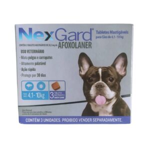 Nexgard Antipulgas E Carrapatos 4 A 10kg Com 3 Comp Nex Gard