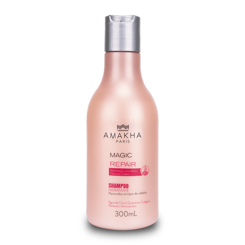 Shampoo Magic Repair Cabelos Ressecados 300ml 1 Shampoo Cabelos Ressecados Magic Repair 300ml | Amakha Paris
