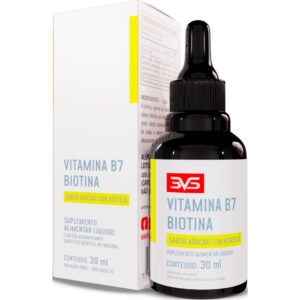 Biotina Fortalecimento Capilar Com Fórmula Super Concentrada Em Gotas 30ml Sabor: Abacaxi Com Hortelã - 3VS Nutrition