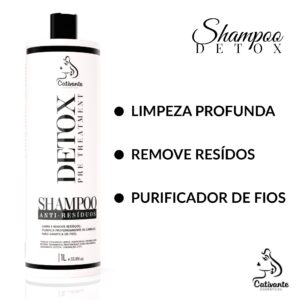 Shampoo Detox Zero Metal Cativante 1L