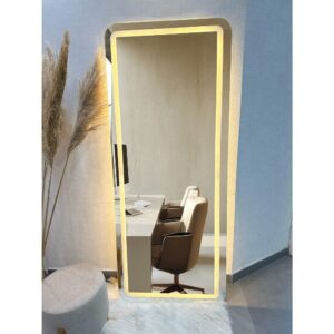 Espelho Retangular com LED Jateado