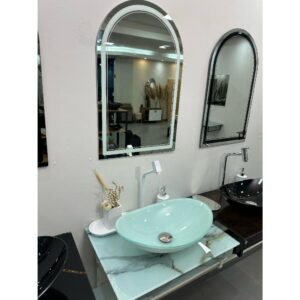 Kit Gabinete Linha Luxo Espelho Capela Novo Alasca S/ Led