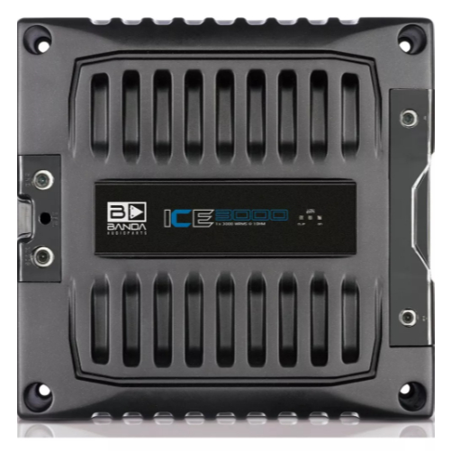 Amplificador Automotivo Ice 3001 3000W 1 Ohm 1 Banda Modulo Automotivo Ice X 3001 3000w 1 Ohm 1 Canal Cor Preto