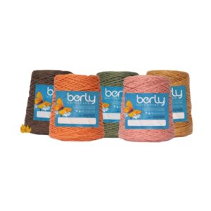 Barbante Berly Colorido N.6 1016m - 2 Cones