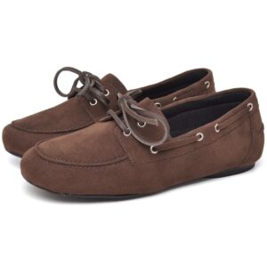 Mocassim Feminino Trento Marrom Camurça