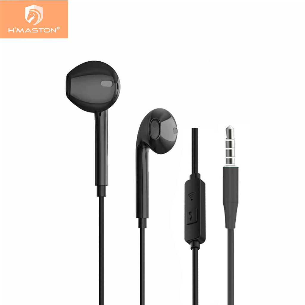 Fone H'maston EJ30 Est?reo 3.5mm Conforto 1 H'maston EJ-30 Fone De Ouvido Intra-Auricular Estéreo Baixo 3,5mm Com Fio HIFI