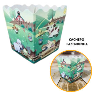 10~60 KIT CACHEPÔ FESTA DECORAÇÃO FAZENDINHA
