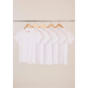 Camisetas Femininas Slim Algodão Hering - Kit 5