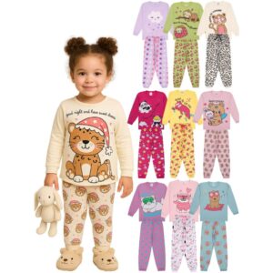 Kit 3 Pijamas Infantil Menina Algodão