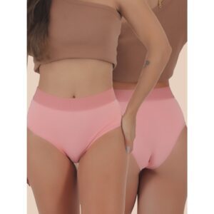 Calcinhas Tangão Cintura Alta Algodão - 20 Peças