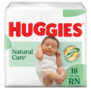 Fralda RN Huggies Natural Care 18 Unidades