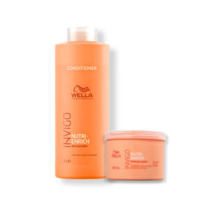 Kit Wella - Shampoo 1L e Máscara 500g Enrich