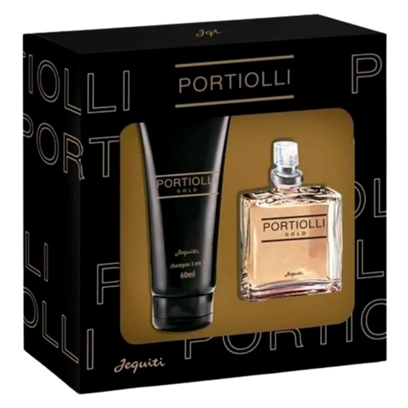 Kit Portiolli Gold: Desodorante e Shampoo Masculino 1 Kit Portiolli Gold: Desodorante e Shampoo Masculino