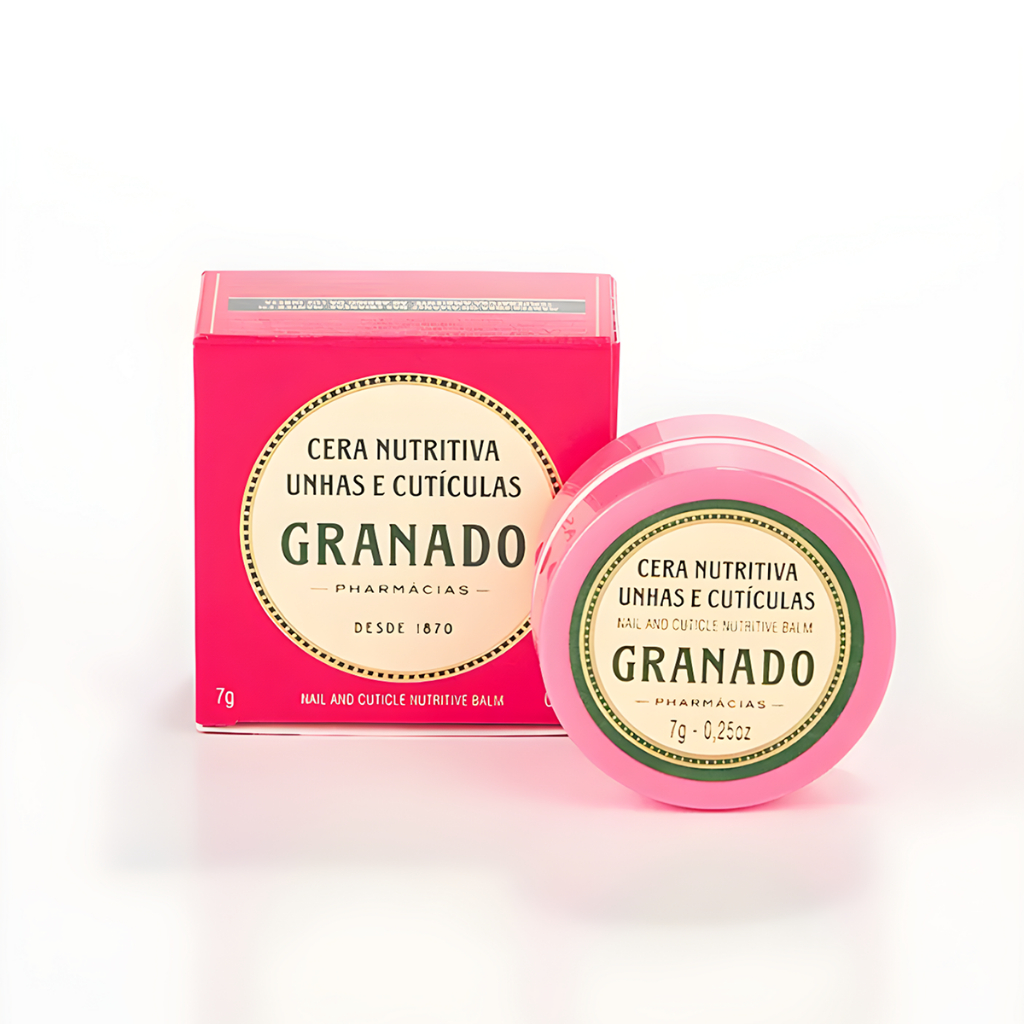 Cera Nutritiva Unhas e Cut?culas Pink Granado 7g 1 Cera Nutritiva Unhas e Cutículas Pink Granado 7g