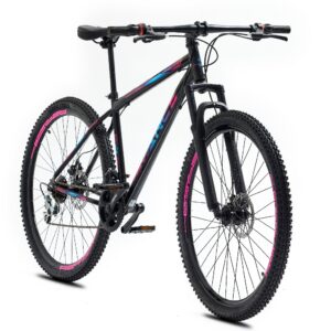 Bike MTB Aro 29 Avance 21V Aço Rosa/Azul