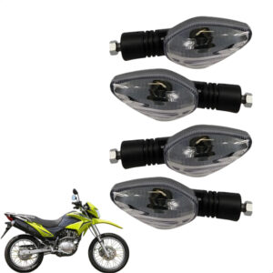 Pisca Seta Moto Honda Nxr 150 Bros Fume GVS