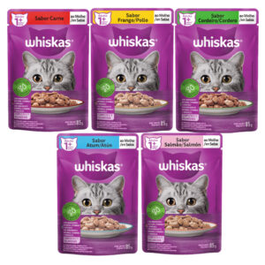 Sachê Whiskas Gatos Adultos 85g - Refeição Completa
