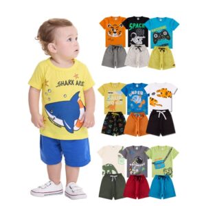 Kit Roupa Infantil Menino 5/6 ou 10 Peças