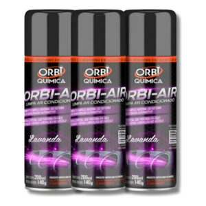 3 Higienizador De Ar Condicionado Automotivo Lavanda Orbi