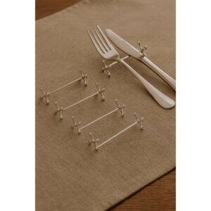 Descansos para Talheres Wolff Zamac Prata