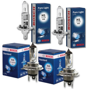 Lâmpadas H4 H1 Bosch Fox 2003-2009