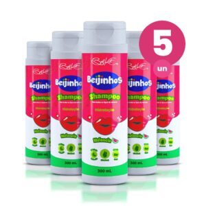 Kit 5 Shampoo Melancia Beijinhos 300ml