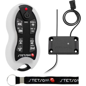 Controle Longa Distância Stetsom SX2 500 Metros Branco 16 Funções Som Automotivo
