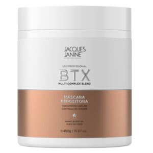 Jacques Janine BTX Máscara Repositora Complexo Blends 450g Tratamento Capilar Realinhamento e Brilho