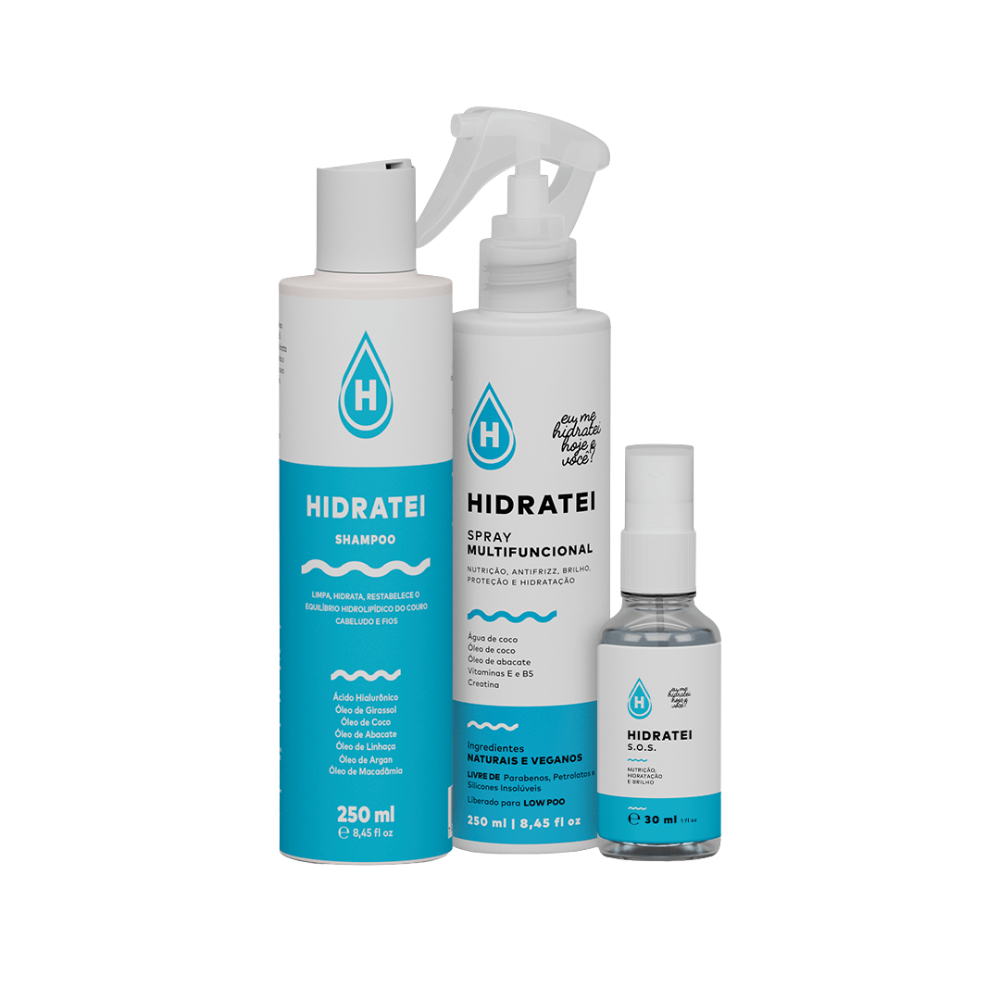 Kit Hidrata??o Capilar Hidratei - Cabelo Macio 1 Kit Nutrição Capilar Hidratei - Hidratação e Maciez para seu Cabelo