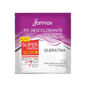 Pó Descolorante Capilar Queratina Farmax 20g
